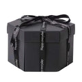 Hexagonal Explosion Box with Photo Album DIY 6 Faces Explosion Gift Box Handmade for Valentine Day Wedding Proposal