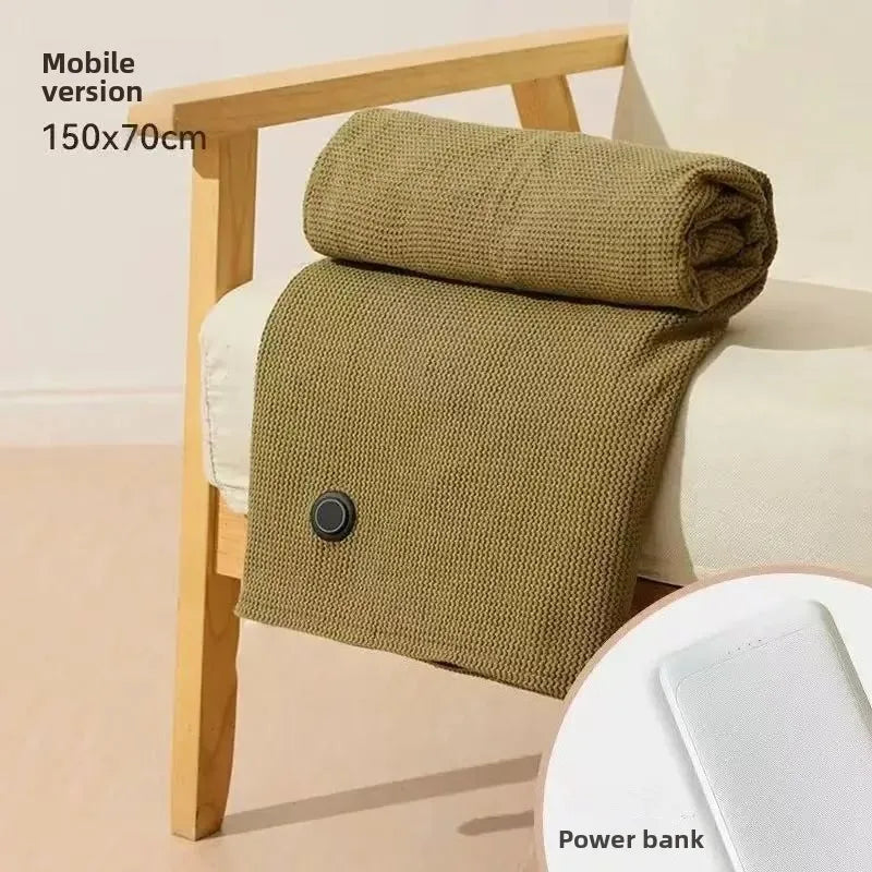 Heated Shawl Wraps USB Heated Blanket Soft Warm Heating Scarf Cold Weather Winter Scarf 3 Heating Level Heated Shawl Portable